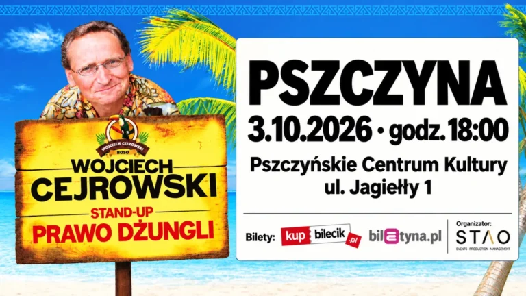 Wojciech Cejrowski i „Prawo Dżungli” – wyjątkowy wieczór w Pszczynie