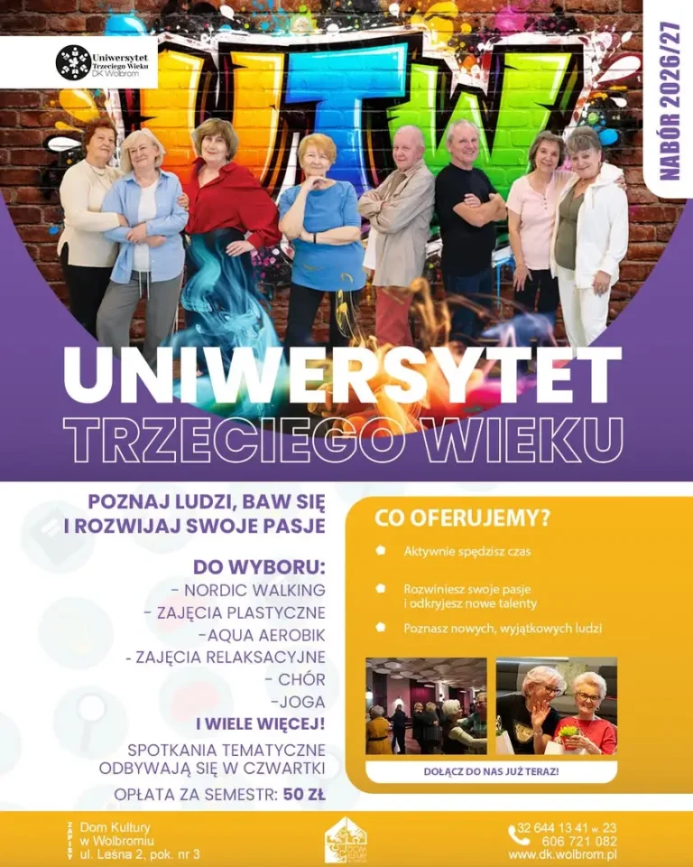 Ruszyły zapisy do Uniwersytetu Trzeciego Wieku w Wolbromiu