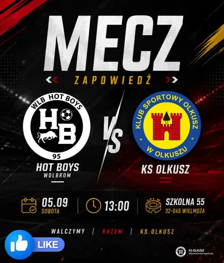 KS Olkusz zagra na wyjeździe z UKS Hot Boys Wolbrom w 3. kolejce