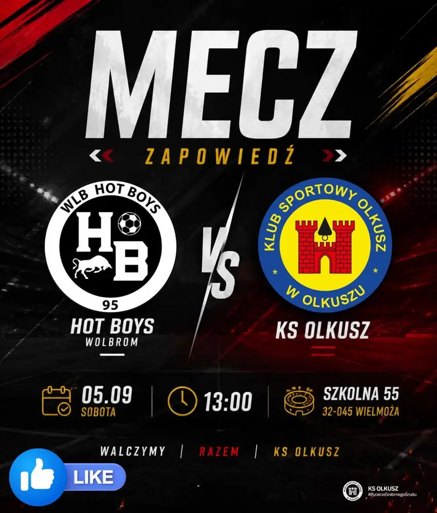 KS Olkusz zagra na wyjeździe z UKS Hot Boys Wolbrom w 3. kolejce