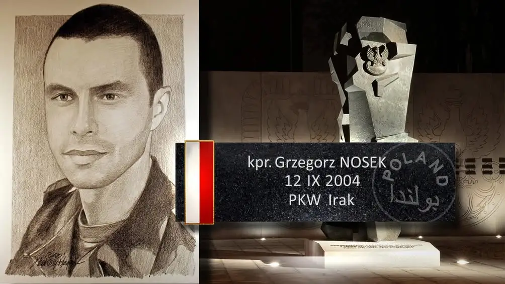 Uroczystość uhonorowania śp. kpr. Grzegorza Noska w Jaworznie i Bukownie