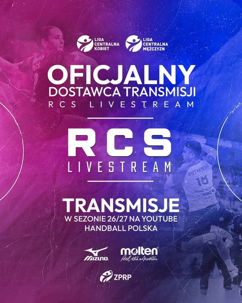 Liga Centralna Kobiet i Mężczyzn w nowym sezonie na YouTube Handball Polska
