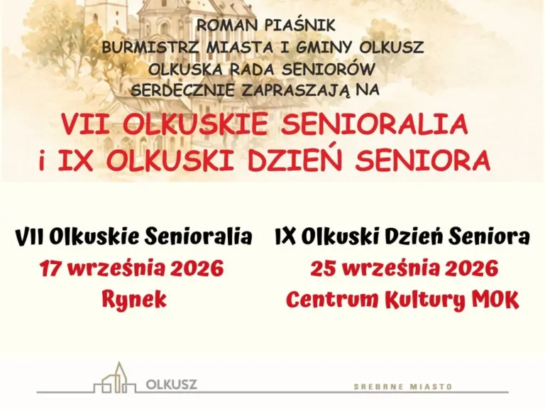 Olkuskie Senioralia i Dzień Seniora – dwa święta dla seniorów z Olkusza
