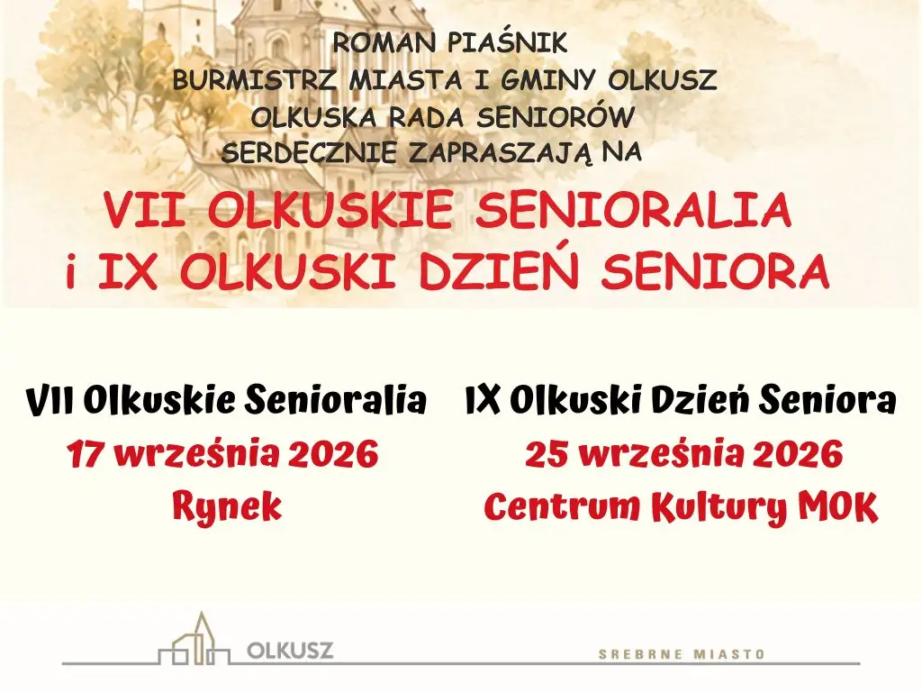 Olkuskie Senioralia i Dzień Seniora – dwa święta dla seniorów z Olkusza