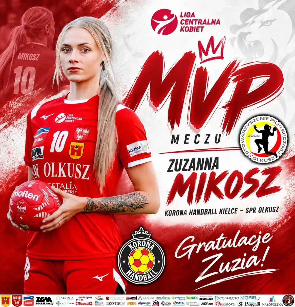 Zuzanna Mikosz z MVP w debiucie dla SPR Olkusz. 12 bramek w meczu z Kielcami