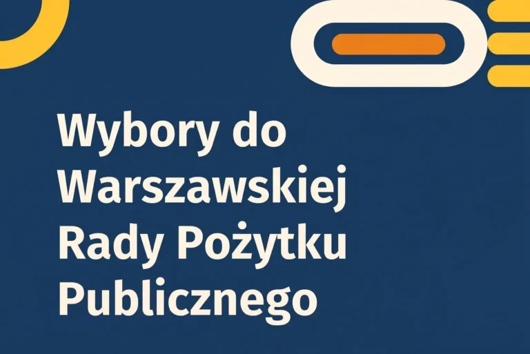 Warszawa: organizacje pozarządowe wybierają Radę Działalności Pożytku Publicznego