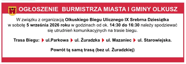 Utrudnienia w Olkuszu podczas IX Srebrnej Dziesiątki – sprawdź trasę biegu