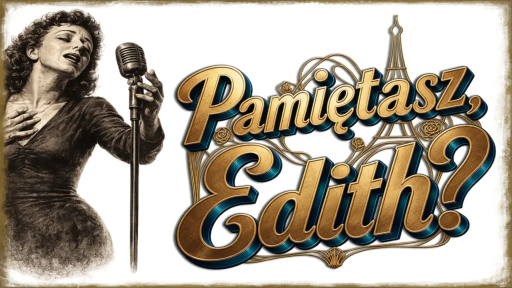 Spektakl muzyczny „Pamiętasz, Edith?” w Pszczynie – podróż do Paryża z Edith Piaf