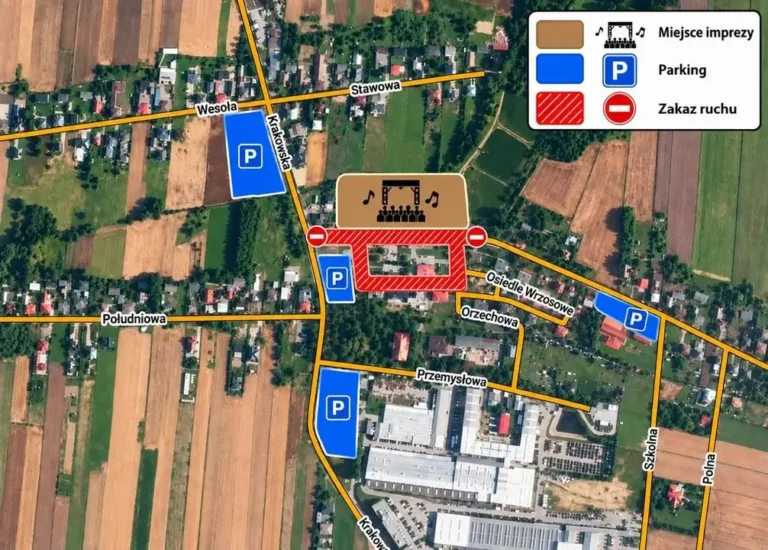 Dzień Ziemniaka w Gminie Trzyciąż już w niedzielę – sprawdź mapę parkingów i zmiany w ruchu
