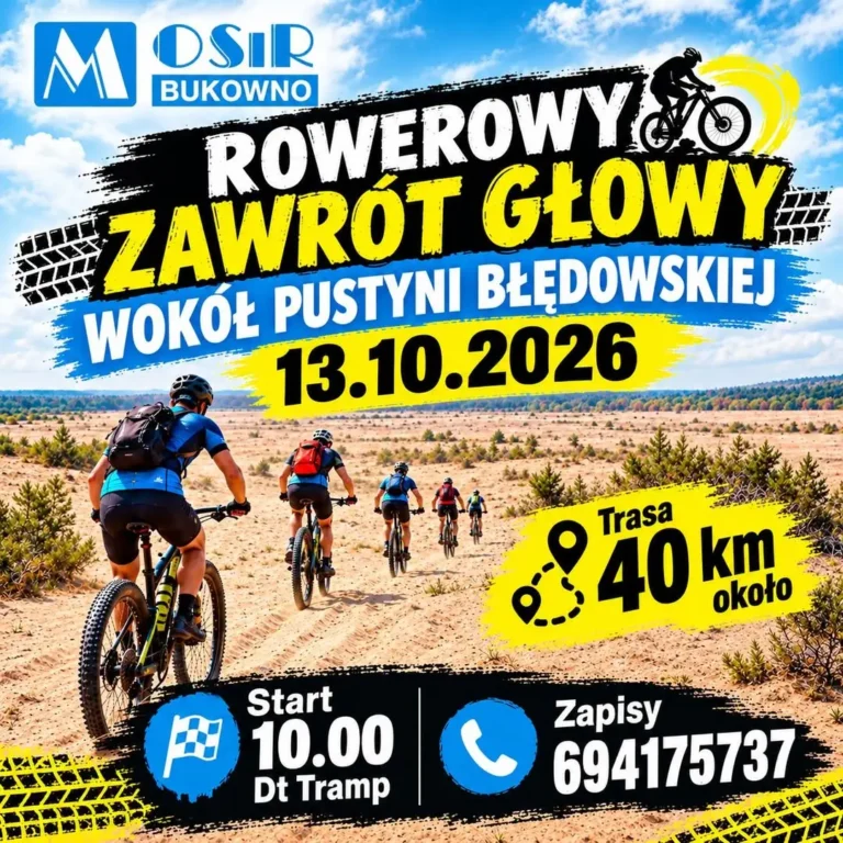 Rowerowy Zawrót Głowy – rajd wokół Pustyni Błędowskiej już 13 października