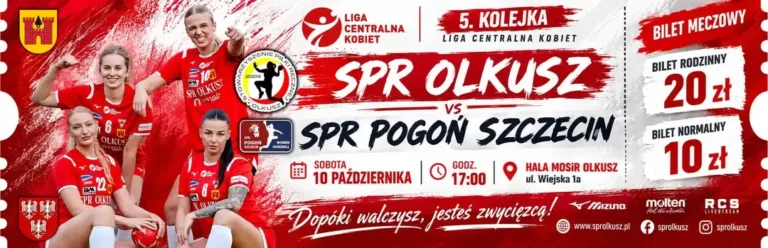 LCK: SPR Pogoń Olkusz podejmuje SPR Pogoń Szczecin w 5. kolejce