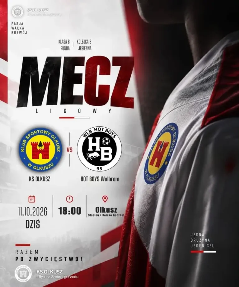 KS Olkusz kontra Hot Boys Wolbrom – ligowe emocje na Stadionie Miejskim