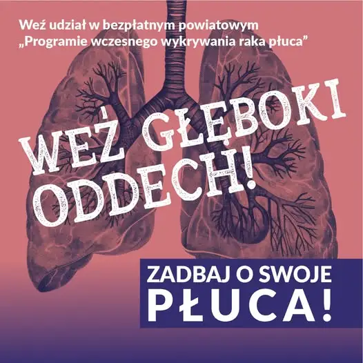 Październik miesiącem profilaktyki nowotworowej – Powiat Olkuski promuje badania płuc