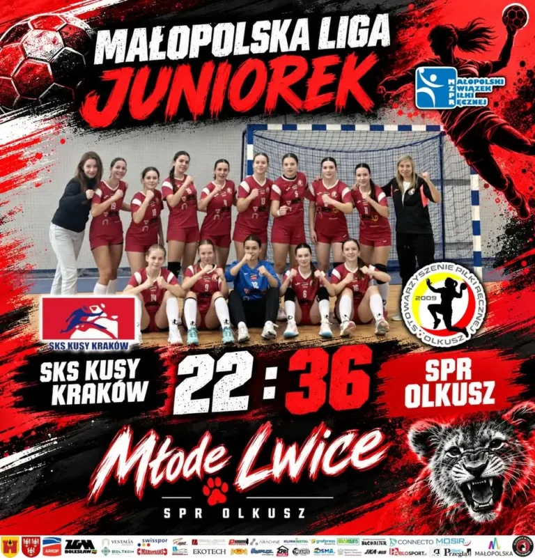 SPR Olkusz zwycięsko inauguruje sezon w Małopolskiej Lidze Juniorek