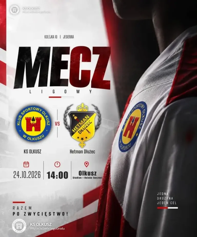 KS Olkusz kontra Hetman Dłużec – 10. kolejka na Stadionie Miejskim