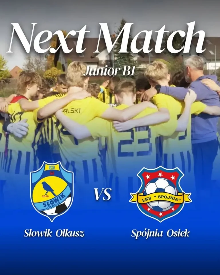 Derby juniorów: Słowik Olkusz zmierzy się ze Spójnią Osiek