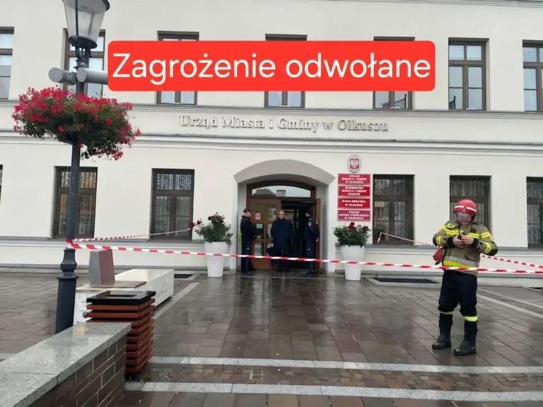 Ewakuacja Urzędu Miasta i Gminy w Olkuszu – budynek sprawdzony, obsługa mieszkańców przywrócona