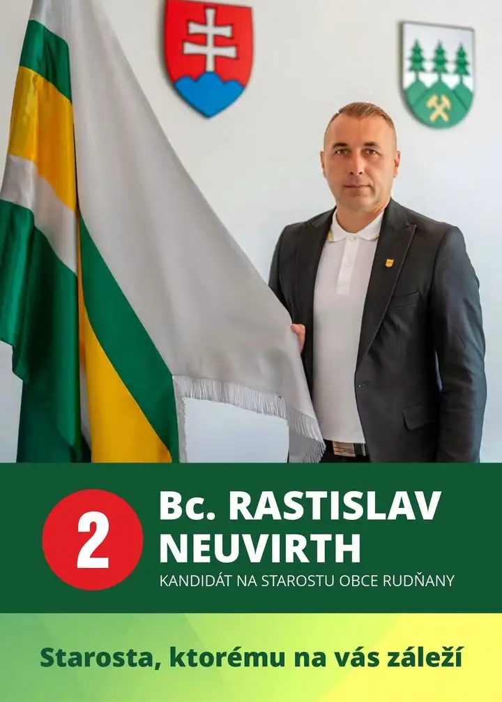 Rasťo Neuvirth ponownie starostą Rudňan – gratulacje z Bukowna