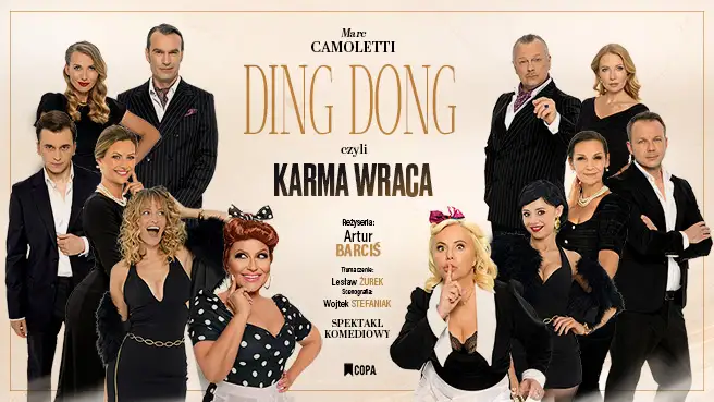 „Ding Dong, czyli Karma wraca” – gwiazdorska farsa zawita do Pszczyny