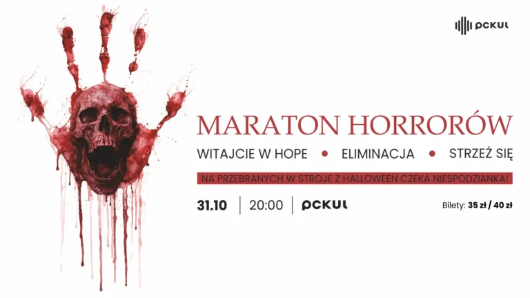 Maraton horrorów w Pszczynie – noc grozy w kinie PCKUL