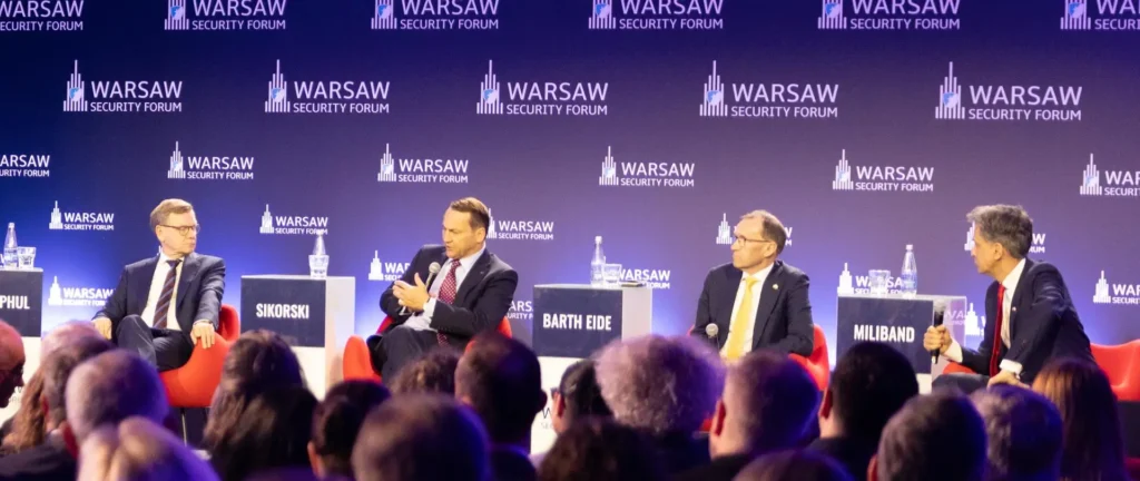 Sikorski na Warsaw Security Forum: Europa potrzebuje siły, by bronić swoich wartości