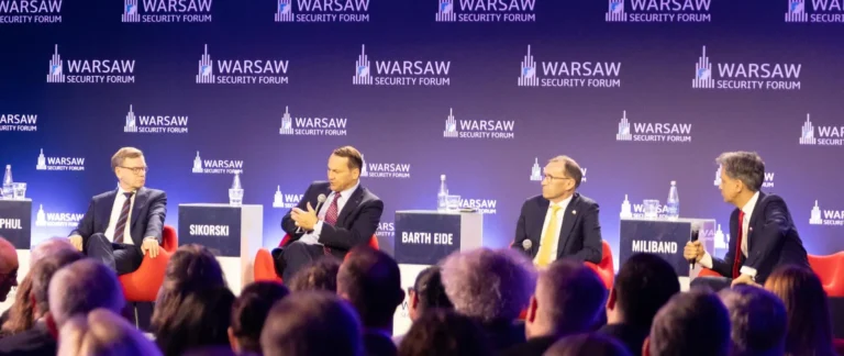 Sikorski na Warsaw Security Forum: Europa potrzebuje siły, by bronić swoich wartości