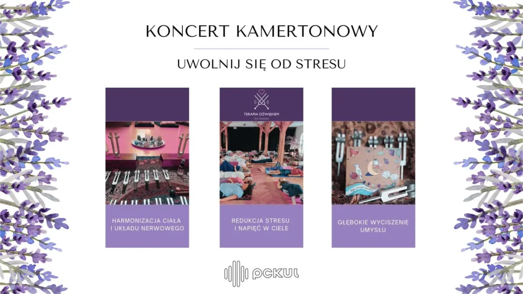 Relaksacyjny koncert kamertonowy w Pszczynie – odzyskaj równowagę