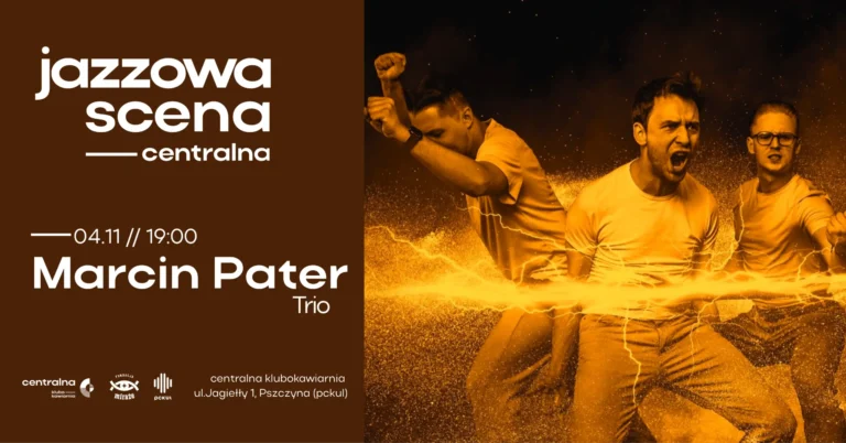 Marcin Pater Trio zagra w Pszczynie – jazzowa uczta w Centralnej Klubokawiarni