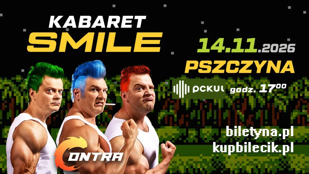 Kabaret Smile w Pszczynie z programem „CONTRA” – 14 listopada 2026